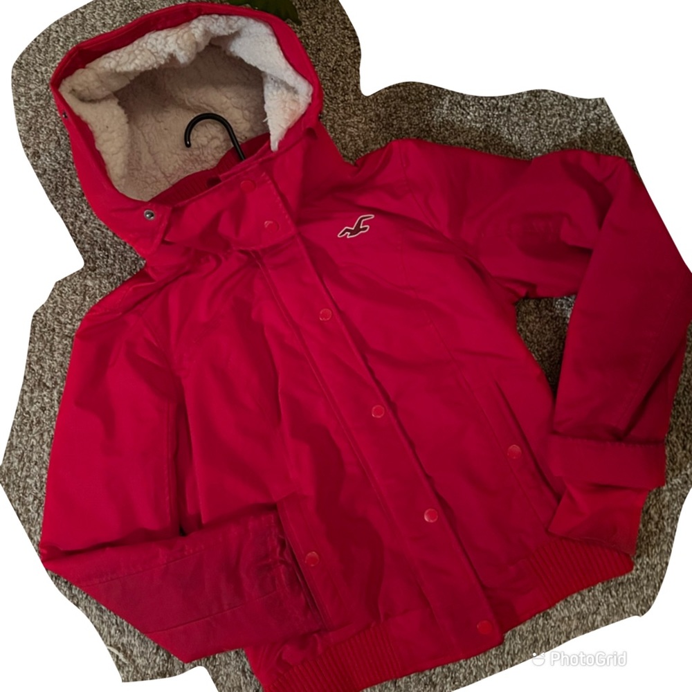 Hollister Red All-Weather Jacket